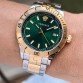 VERSACE TWO TONE GREEN DIAL