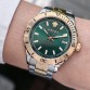 VERSACE TWO TONE GREEN DIAL